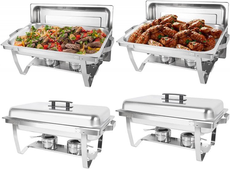 Stainless Steel Chafing Dishes 8 Quart Full Size